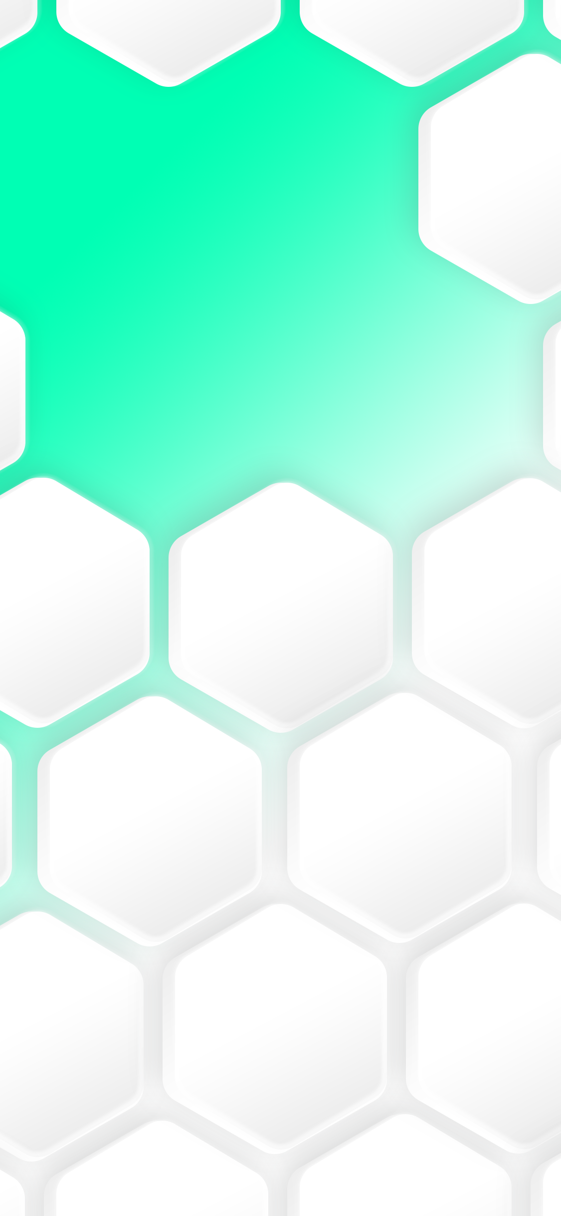 Hex Wall Mint Emerald