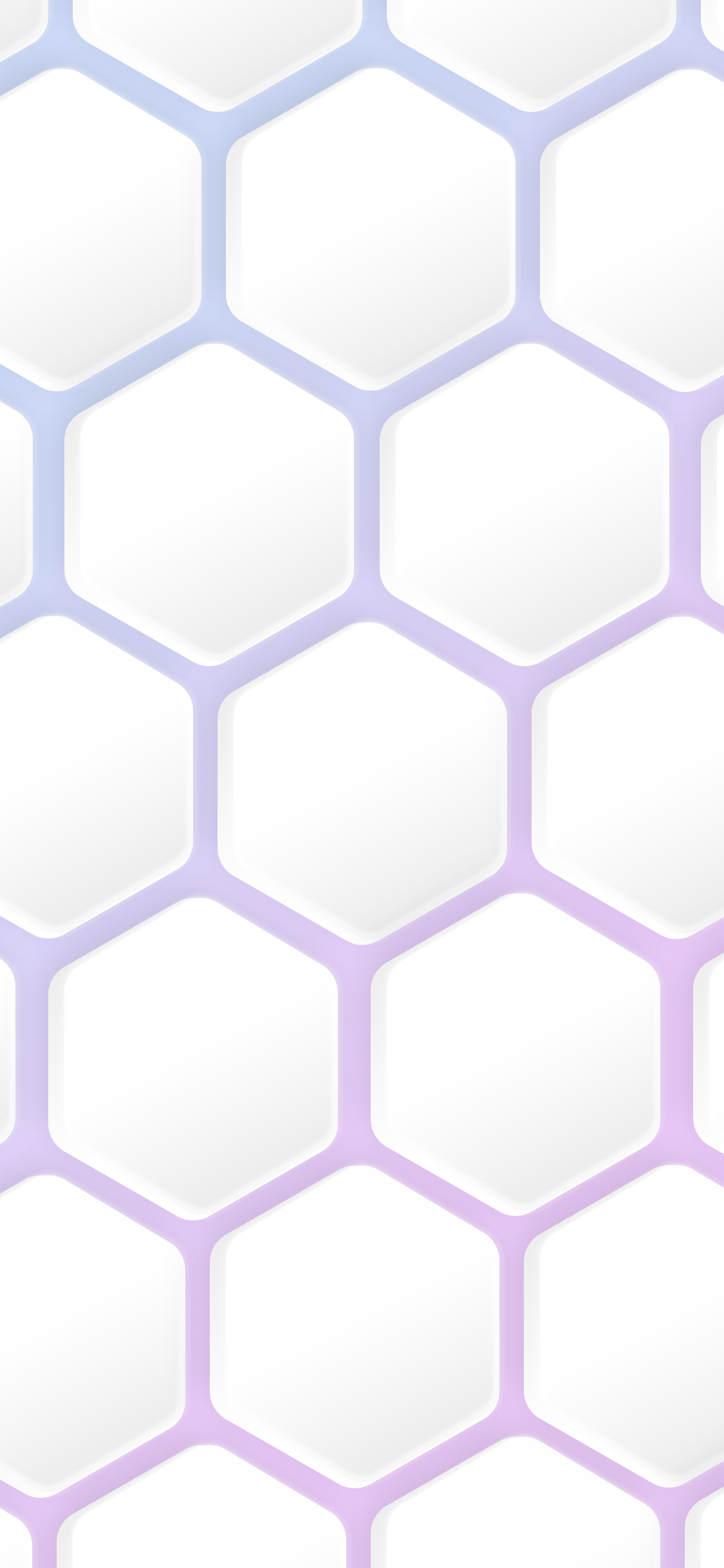 Pastel Hex Wall