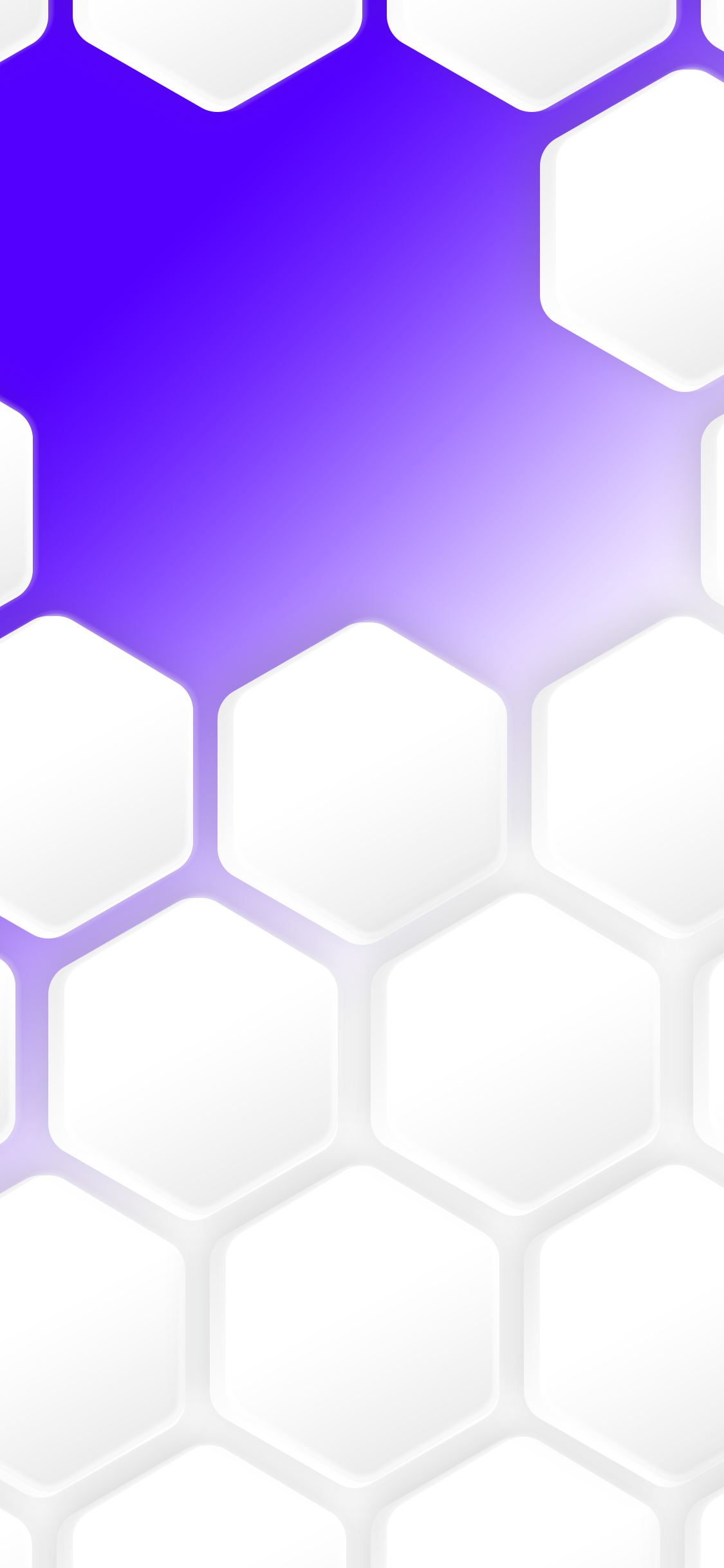 Purple Hyper Hex Wall