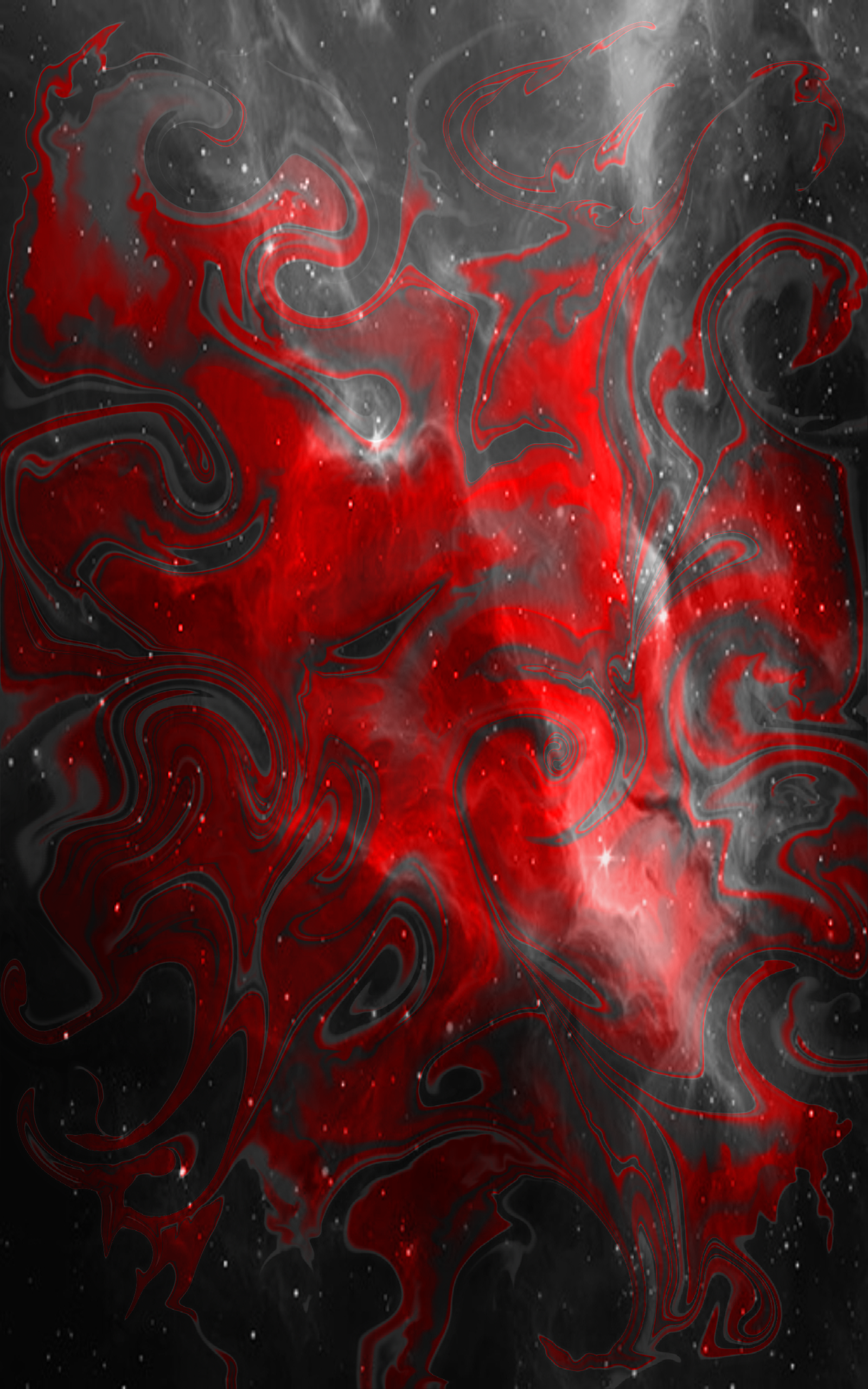 Red Diffused Universe