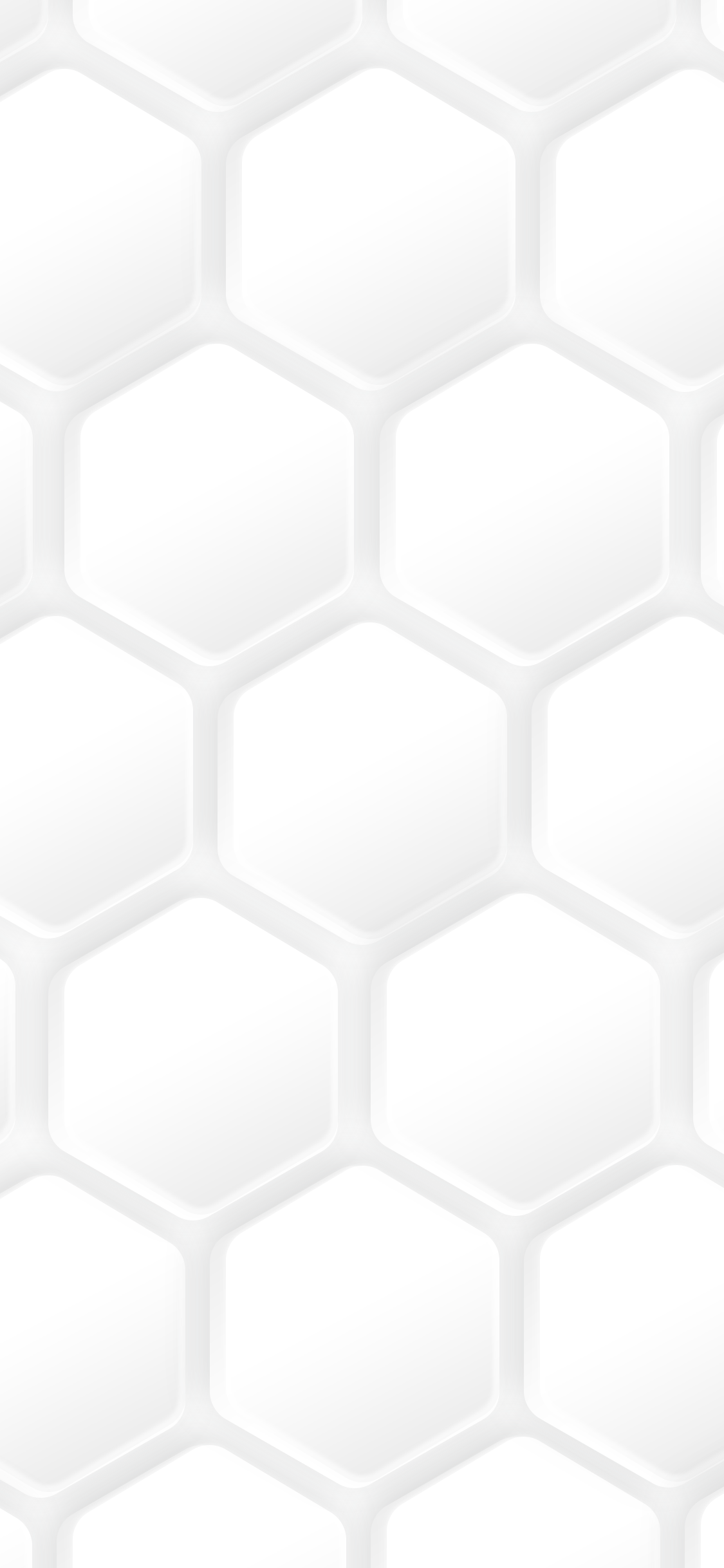 White Shade Hex Wall